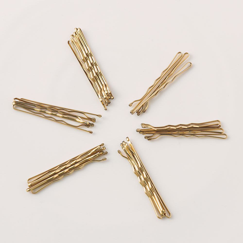 (Hàng Mới Về) Set 24 Kẹp Tóc Xoăn Gợn Sóng Thời Trang Cho Nữ