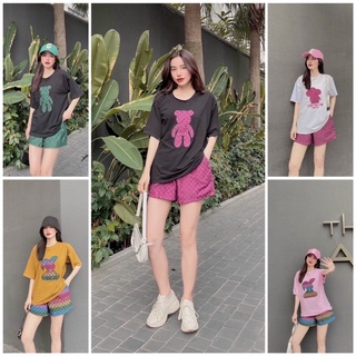 Đồ ngủ đồ mặc nhà thun cotton đùi cao cấp siêu xinh 40-60kg