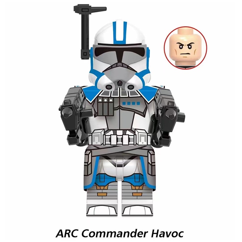 Mô Hình Lắp Ráp Nhân Vật ARC Trooper Blitz Horn Clone Trooper Mini Thông Minh 327th