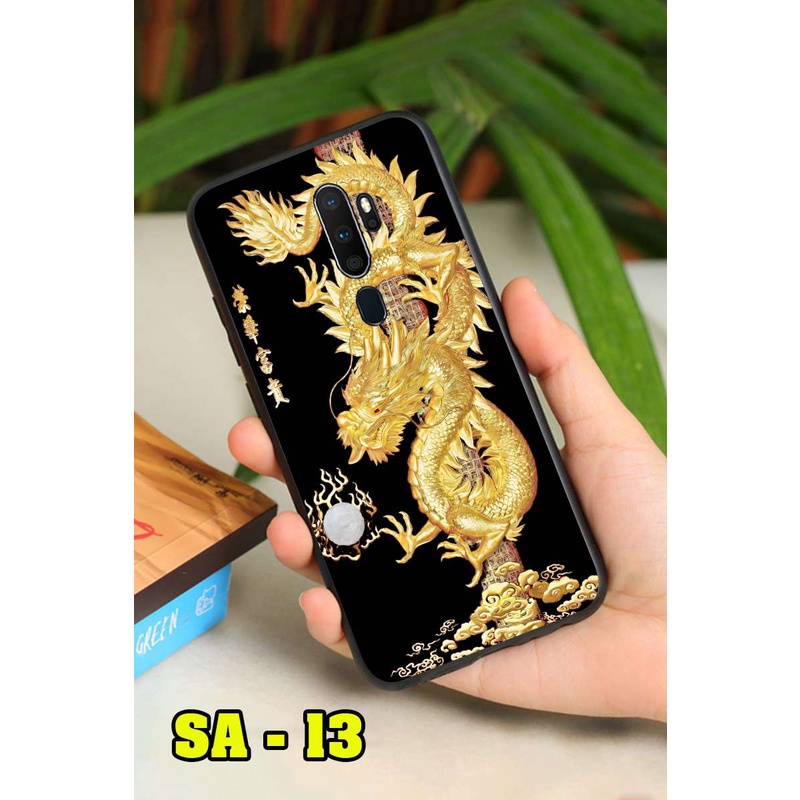 Ốp lưng kính 3D in hình 12 Con Giáp May Mắn cho Oppo A5 2020 - Oppo A9 2020 sắc nét