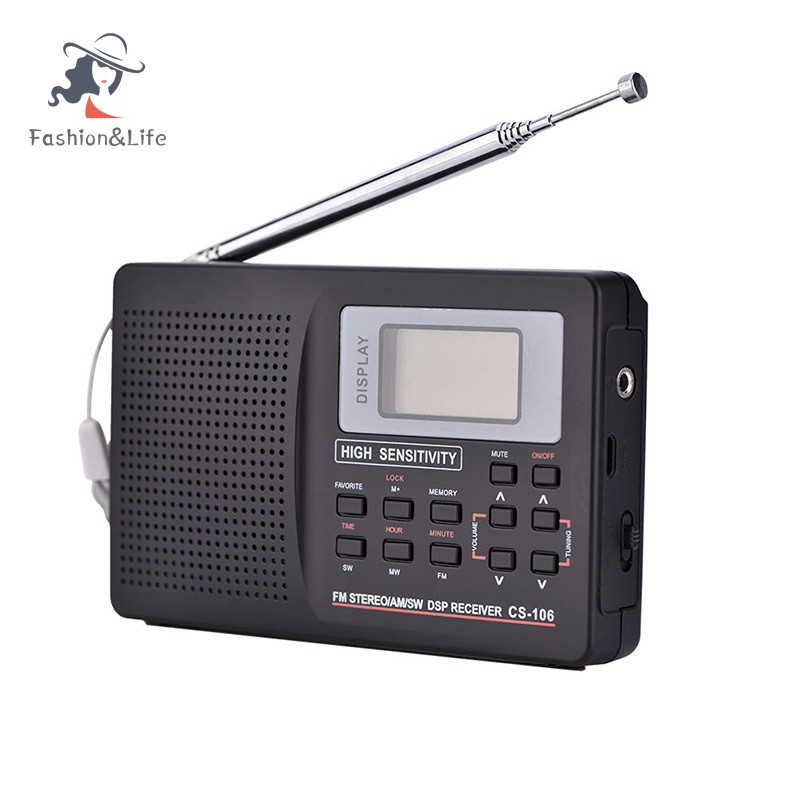 Radio Kỹ Thuật Số Am / Fm / Sw / Mw Kèm Ăng Ten