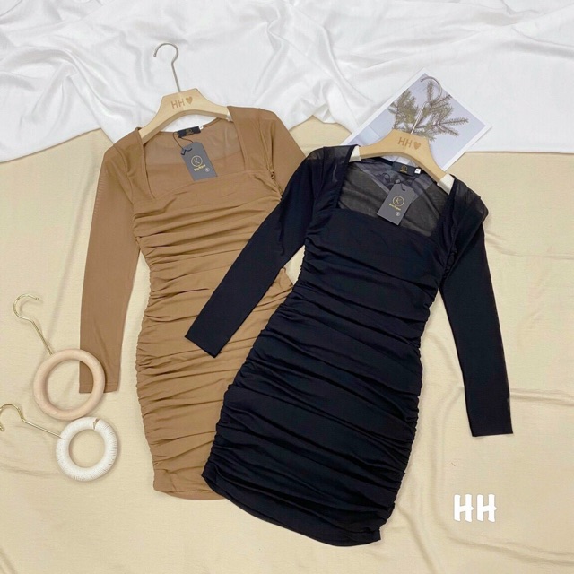 Siêu Phẩm [ Hàng Hót ] Váy Body Tay Lưới mới về Siêu Hót (kèm ảnh thật) | BigBuy360 - bigbuy360.vn