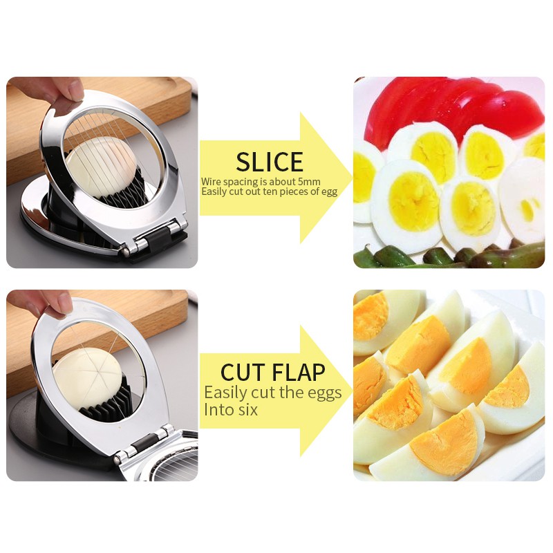 Dụng Cụ Cắt Trứng 3 Món Tiện Lợi