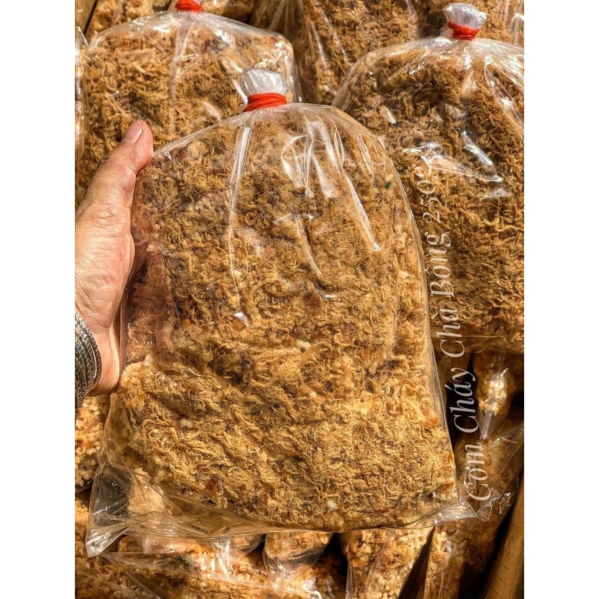 Cơm cháy chà bông ⚡ LOẠI NGON NHẤT ⚡ Cơm cháy đáy nồi siêu chà bông loại đặc biệt thơm ngon giòn rôm rốp