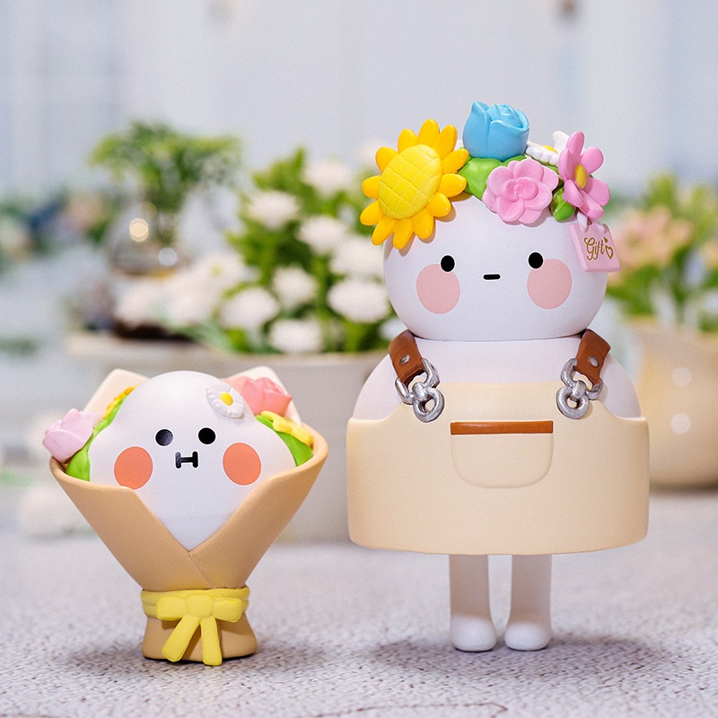 Mô hình búp bê POP MART BOBO & COCO A Little Store màu sắc ngẫu nhiên