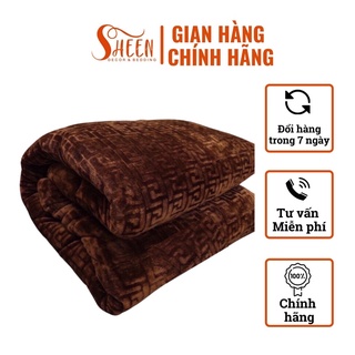 Chăn lông cừu chữ vạn kích thước 2mx2m2 nặng 3.2kg Sheen bedding được chọn màu