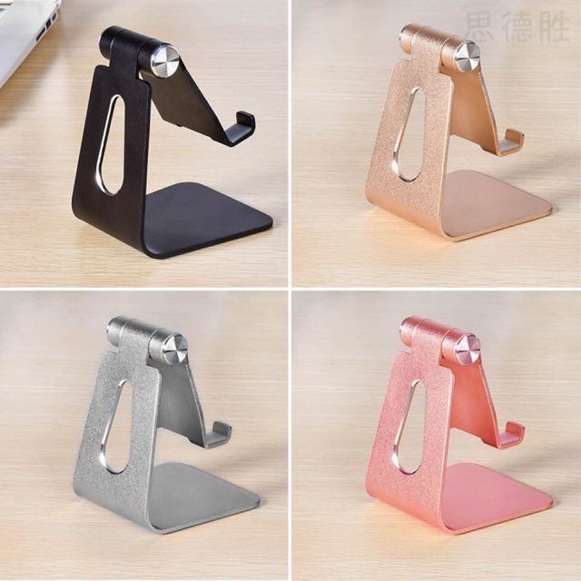 Giá đỡ stand nhôm cho điện thoại, máy tính bảng và Ipad Iphone có thể điều chỉnh góc nghiêng và gấp gọn Z6A Z4A | BigBuy360 - bigbuy360.vn