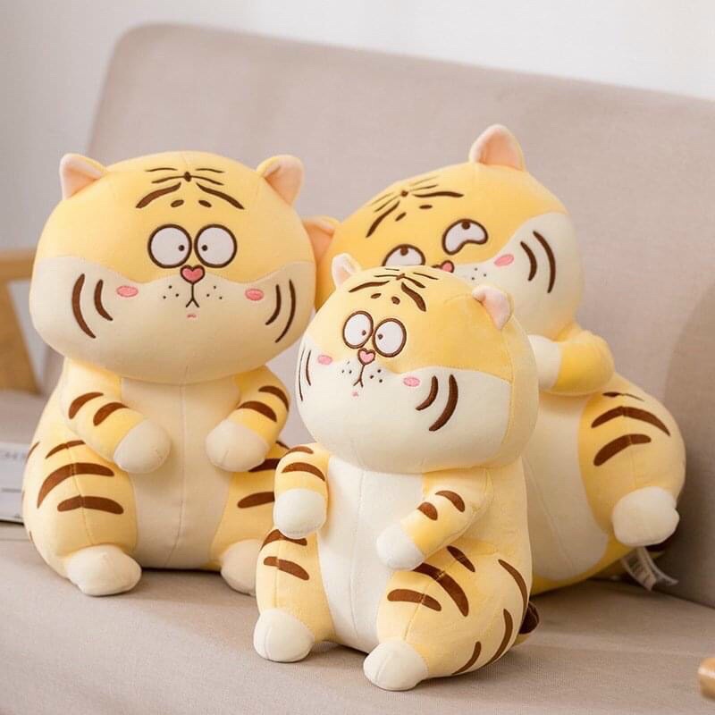 GẤU BÔNG HỔ NGỒI CỌP NGỒI CHIBI DỄ THƯƠNG  VẢI MINISO SIÊU MỀM MỊN, HÀNG CAO CẤP LOẠI 1