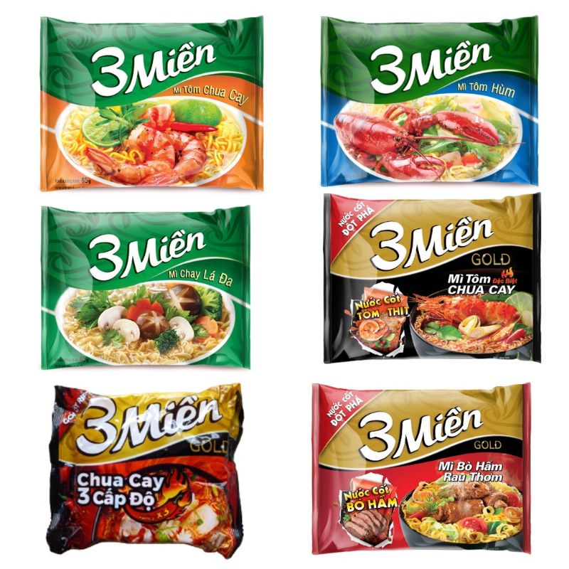 mì 3 Miền các loại