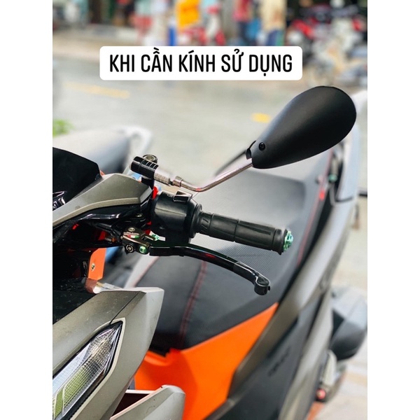 Bộ chân kính CNC chế xoay 360° lắp cho kính zin