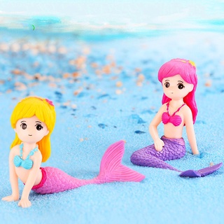 Đồ trang trí nàng tiên cá nhỏ dễ thương dùng trang trí bể cá