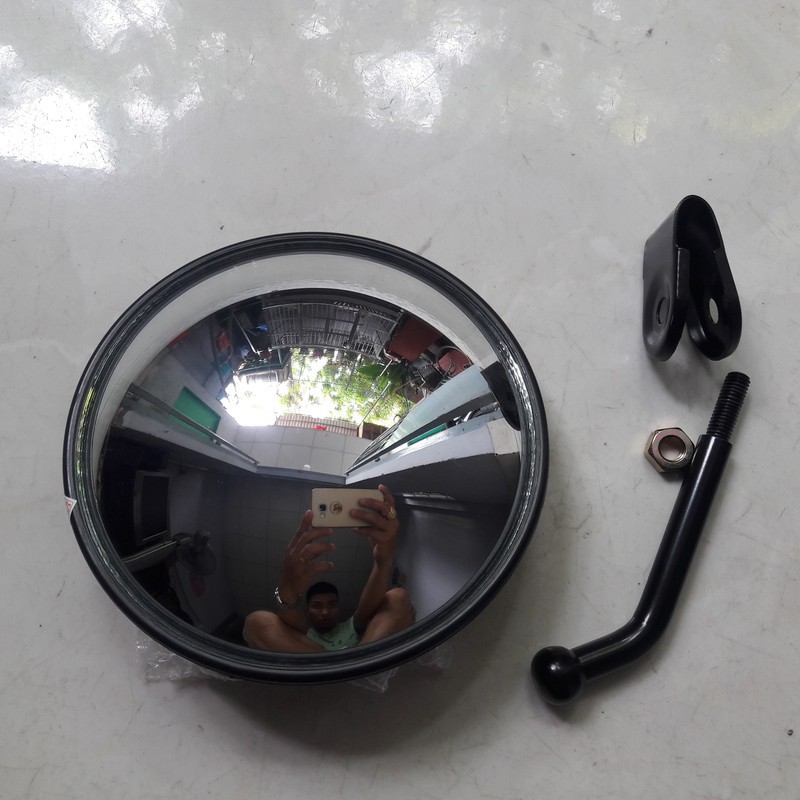 gương 1765 ô tô GƯƠNG CHIẾU HẬU TRÒN, GƯƠNG CẦU LỒI DÀNH CHO XE TẢI ISUZU, KIA, HYUNDAI 1765