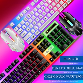 [ ICLN3038 GIẢM 20K] Bàn phím giả cơ chơi game chống nước cao cấp MILANG K6 GAMING LED nhiều màu (KHÔNG CÓ CHUỘT)