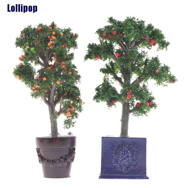 Chậu Cây Cảnh Mini Tỉ Lệ 1: 12 Trang Trí Nhà Búp Bê
