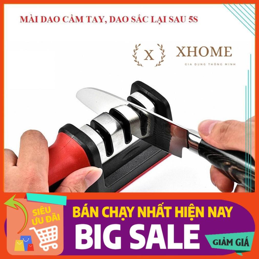 Dụng cụ mài dao kéo cầm tay cực sắc bén sau 3 bước đơn giản