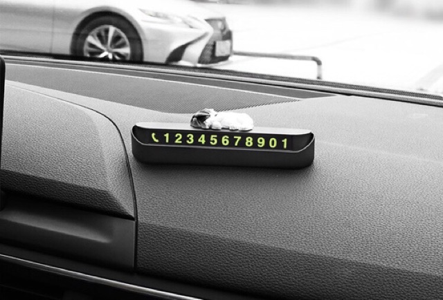 Bảng ghi số điện thoại thẻ ghi số điện thoại (vừa làm bảng SĐT trên ô tô vừa trang trí trên oto)