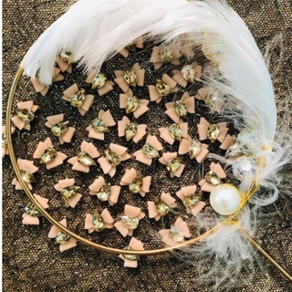 Hoa bột nail - nơ đá