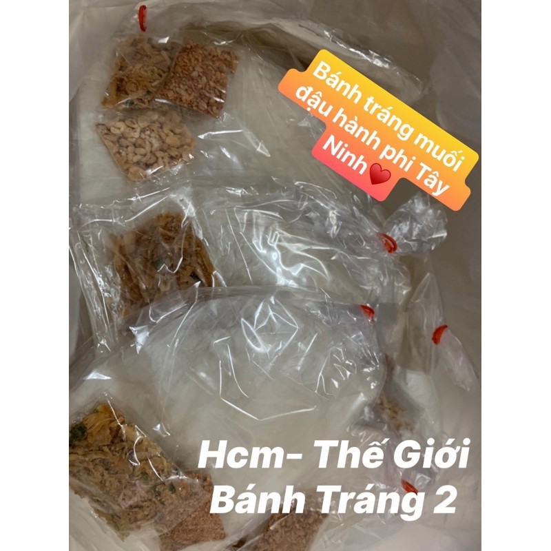 [Mã 77FMCGSALE1 giảm 10% đơn 250K] Bánh tráng muối tôm hành phi truyền thống nổi tiếng Tây Ninh! Ảnh thật+ video! | BigBuy360 - bigbuy360.vn