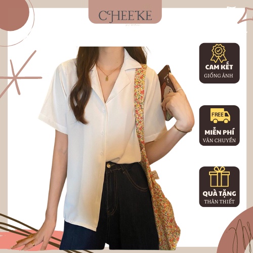 [ Có Video + Ảnh Thật ] Áo Vest Đũi Cộc Tay Cheeke House Mã 470