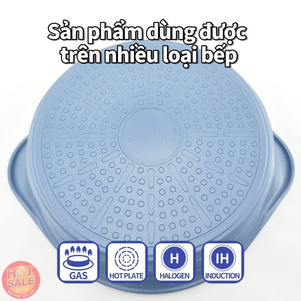 [Hàng mới] Combo Blue Set Ecoramic – Nồi chảo phù hợp sử dụng cho cá nhân