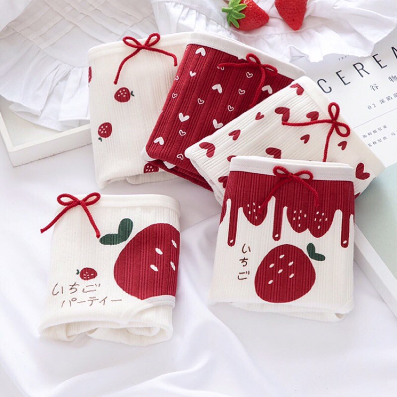 [CHE TÊN 100%] Quần Chíp Dâu Nơ 23 Quần Lót Nữ Cute Chất Cotton Quảng Châu Cao Cấp Sexy Xịn Đẹp Lamodu Shop | BigBuy360 - bigbuy360.vn