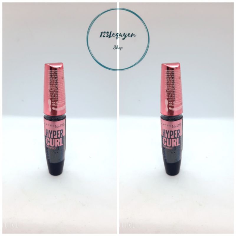 Mascara Dài Mi và Cong Mi Maybelline New York Hyper Curl Waterproof Chuốt Mi Đen Không Lem Không Trôi 9.2ml