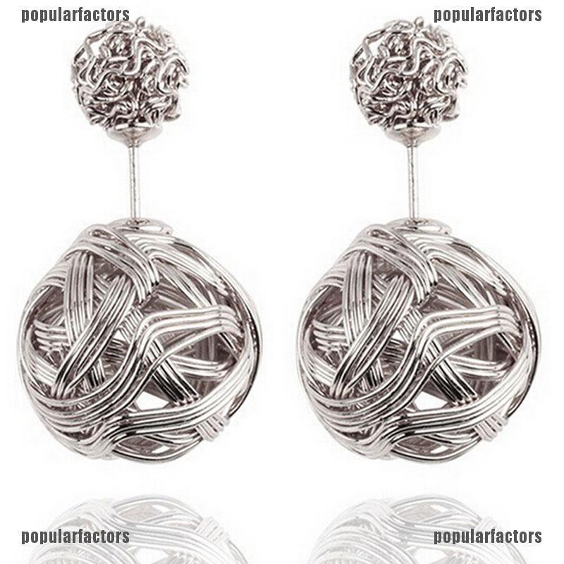 Khuyên Tai Ngọc Trai Hai Mặt Thời Trang Cho Nữ