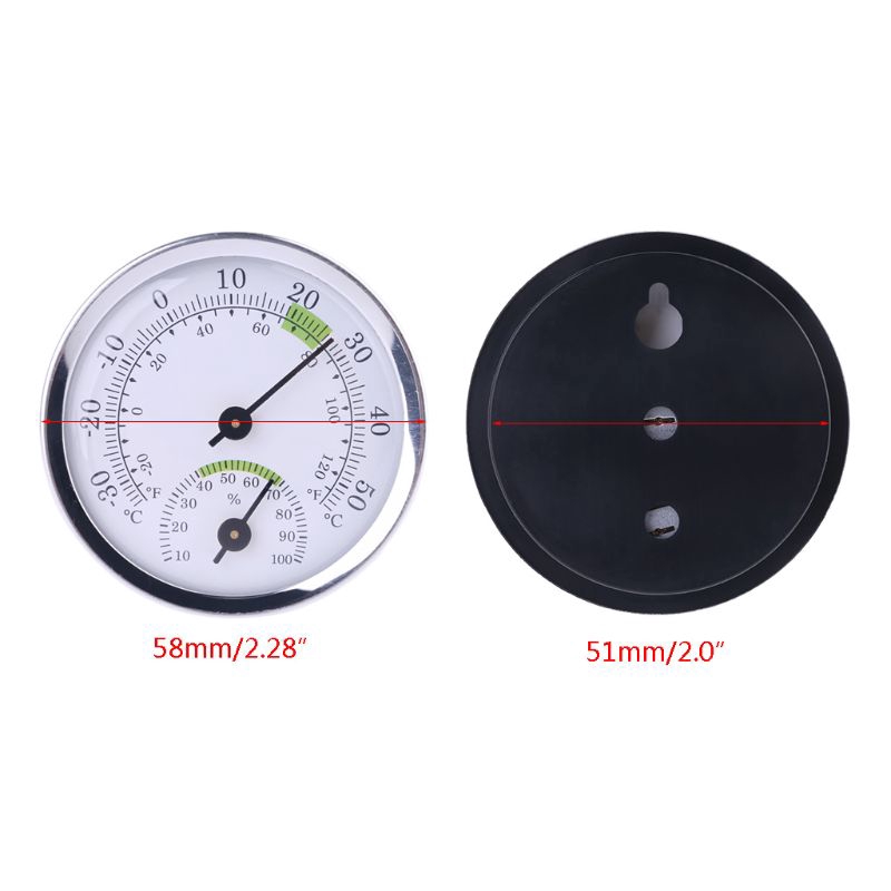 Đồng hồ đo nhiệt độ và độ ẩm gắn tường cho phòng xông hơi tiện dụng