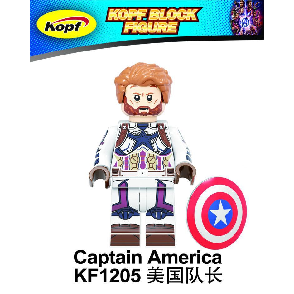 Khối lắp ghép mô hình Captain America Spider Man KF6097