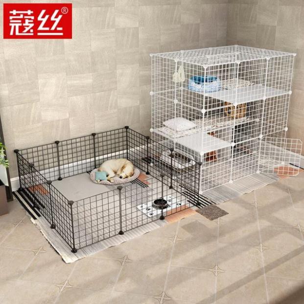[SỈ SLL] Lưới chuồng quây chó mèo ( đã tặng kèm chốt) BÁN LẺ THEO TẤM lắp ghép giá rẻ