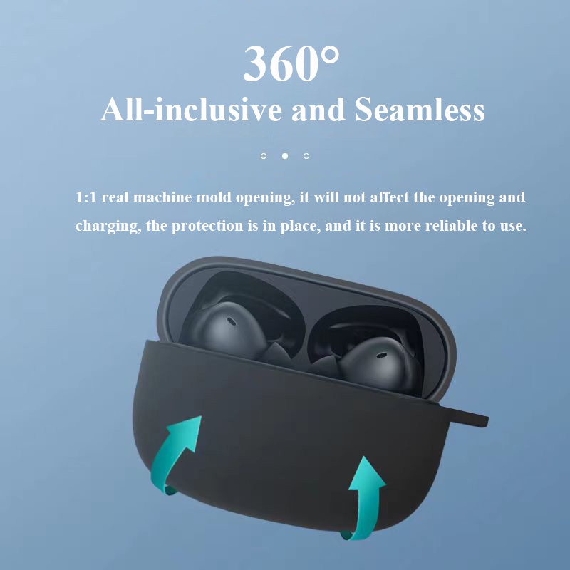 Vỏ Bảo Vệ Hộp Sạc Tai Nghe Bluetooth Xiaomi Redmi Buds 4 Pro Bằng Silicon Chất Lượng Cao