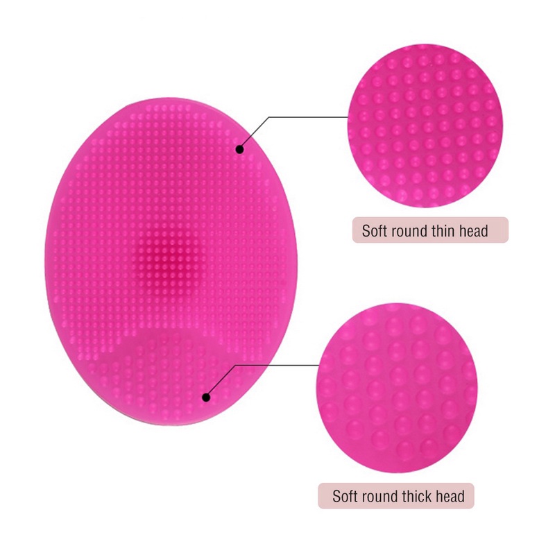 Bàn Chải Silicon Mềm Dùng Để Tẩy Tế Bào Chết Cho Da Mặt