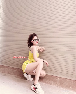 Bộ đồ thể thao chất cotton ( video quay thật )