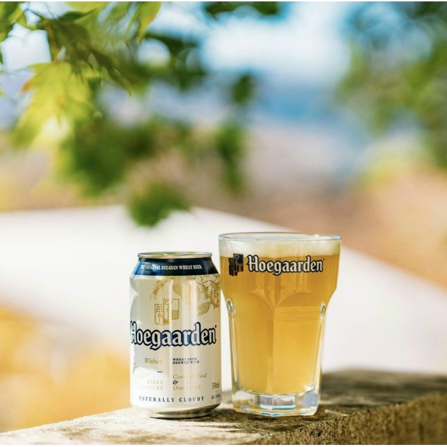 Bia HOEGAARDEN WHITE  Thùng tiêu chuẩn 24 lon  x 330ml