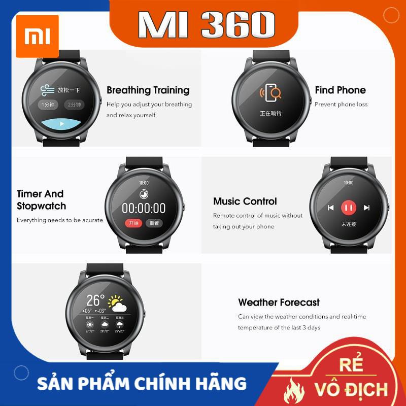 Đồng Hồ Thông Minh Xiaomi Haylou Solar LS05✅ Thông Báo Điện Thoại Và Tin Nhắn✅ Kết Nối APP✅ Bản Quốc Tế Chính Hãng