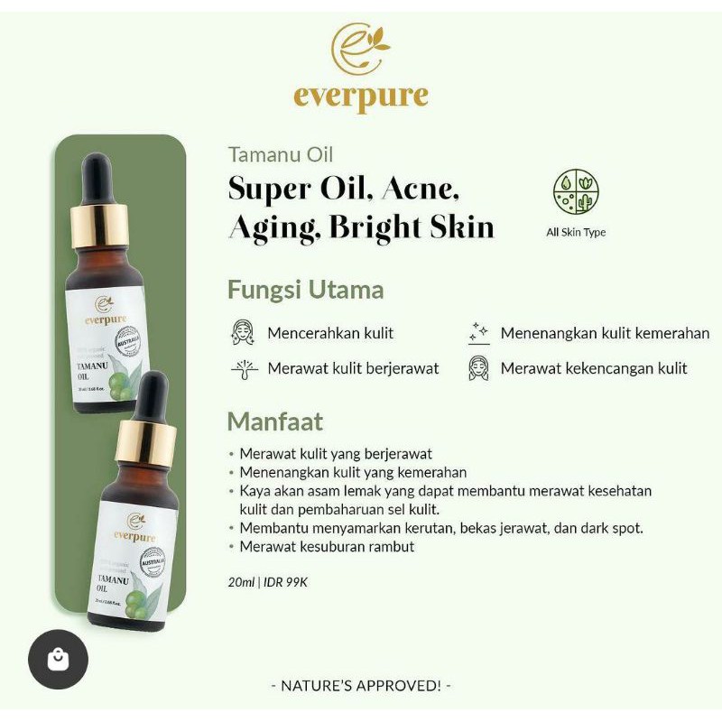 Everpure Tamanu Oil