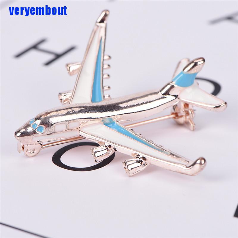 AIRCRAFT MODEL Trâm Cài Áo Hình Máy Bay Dễ Thương