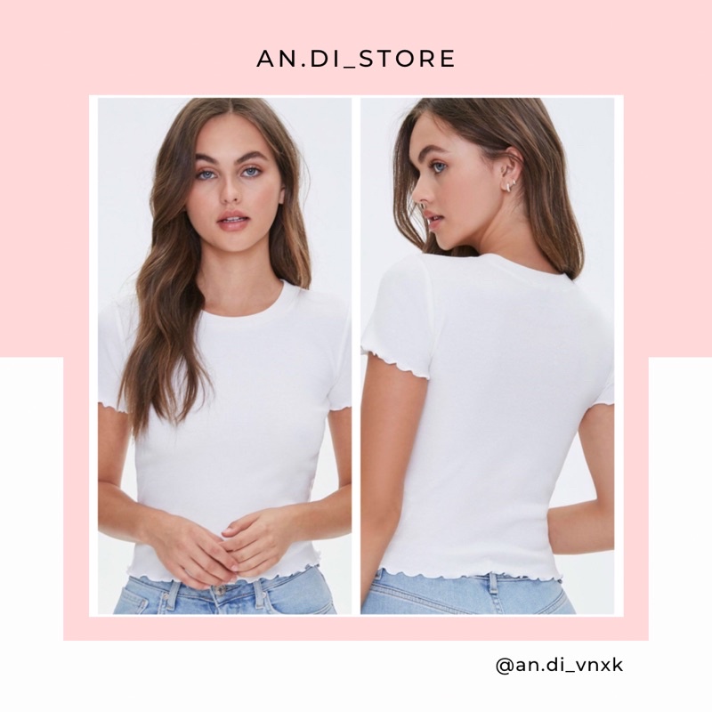 🔸Áo thun cuốn biên - Hãng F.21