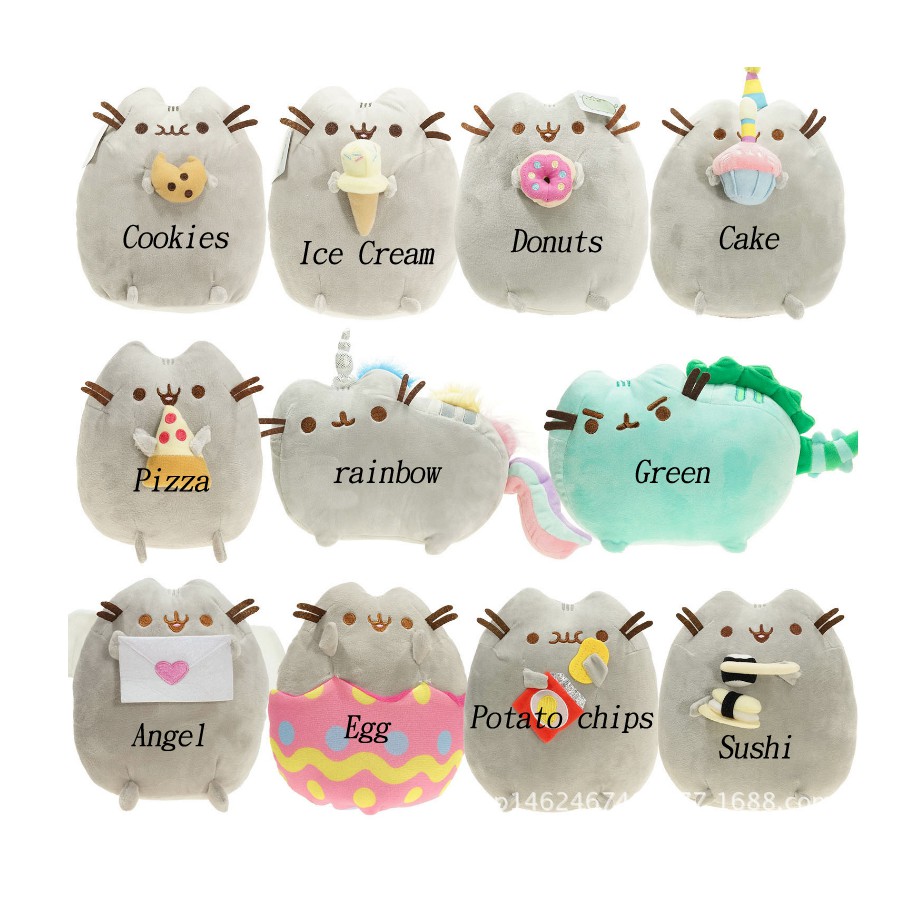 Mèo Pusheen nhồi bông 7inch với nhiều kiểu dáng xinh xắn tùy chọn