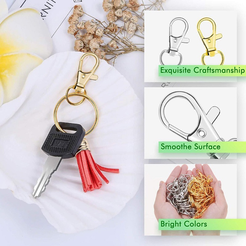 Set 120 Móc Càng Cua Bằng Hợp Kim Dùng Làm Đồ Trang Sức Thủ Công Diy