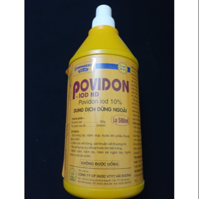 SÁT KHUẨN POVIDON 500ml