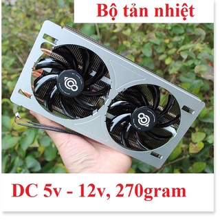 Bộ tản nhiệt kép 2 động cơ siêu khoẻ
