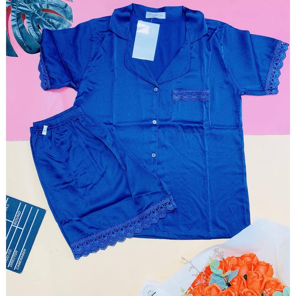 [ HÀNG ĐẸP - GIÁ RẺ ] Bộ Pizama Đùi Ren Chất Mềm Mại, Thoải Mái Nhẹ Nhàng | BigBuy360 - bigbuy360.vn