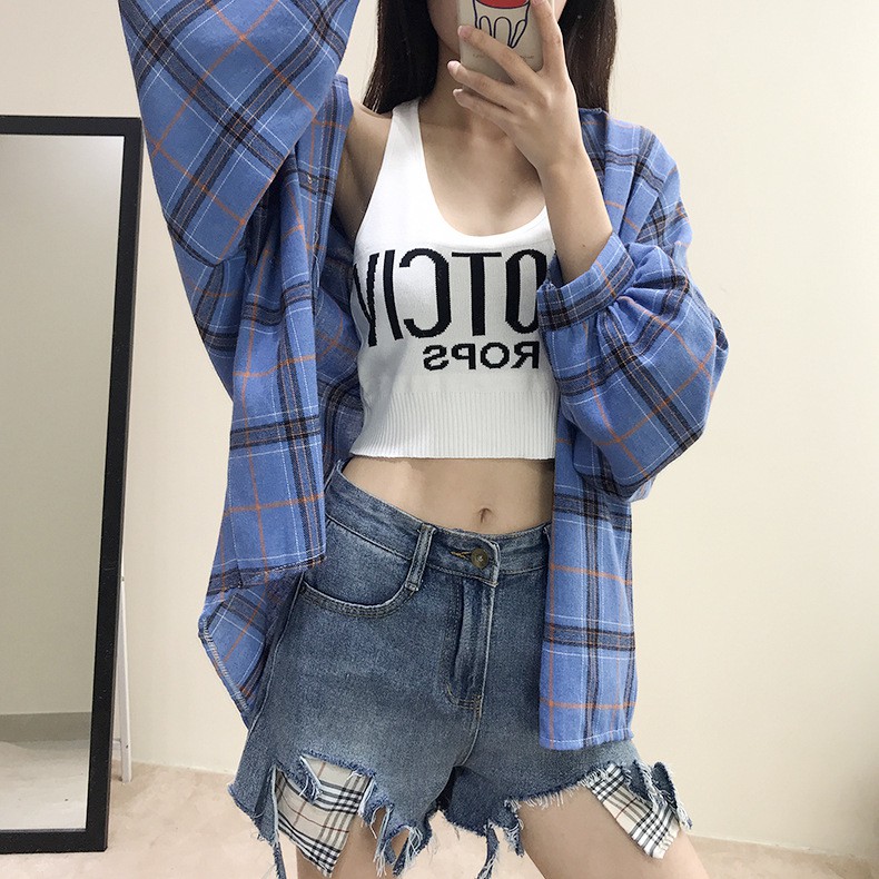 (Sale 1 tăng 1) ÁO BA LỖ CROPTOP (TH51) | BigBuy360 - bigbuy360.vn