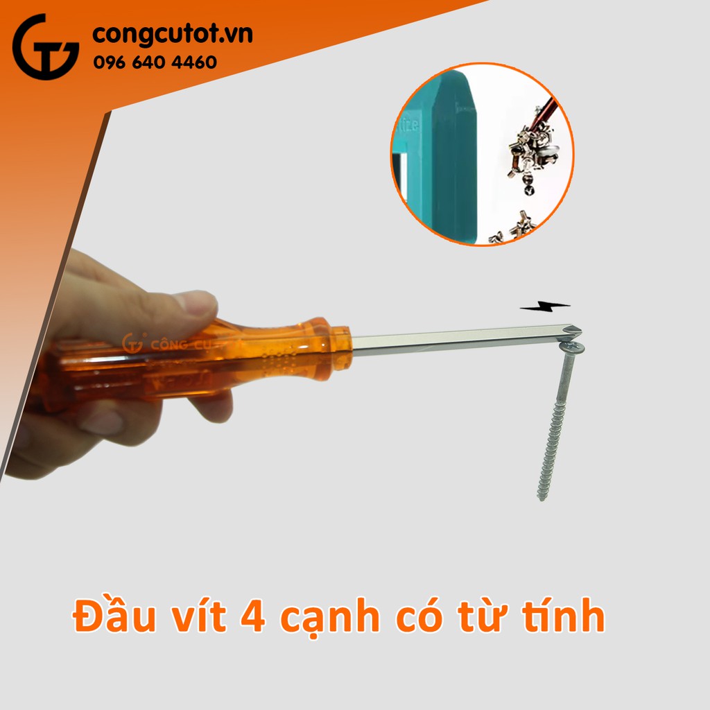 Tô vít đóng 4 cạnh PH2 TOPGold Đài Loan