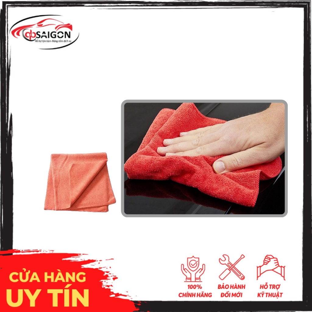 ] 🚗 Khăn Lau Chuyên Dụng Red-1785c-40x40cm - Wurth - Đức - 0899900118