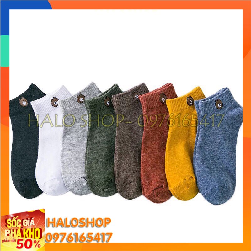 Combo 10 Đôi Tất Gấu Brown