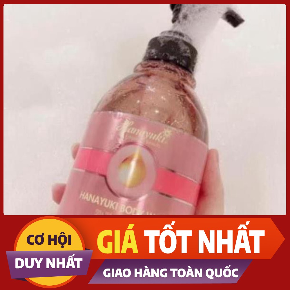 GIÁ SỐC - Sữa tắm trắng da Hanayuki Body Wash _HÀNG CHUẨN CÔNG TY HANAYUKI CHÍNH HÃNG 100%