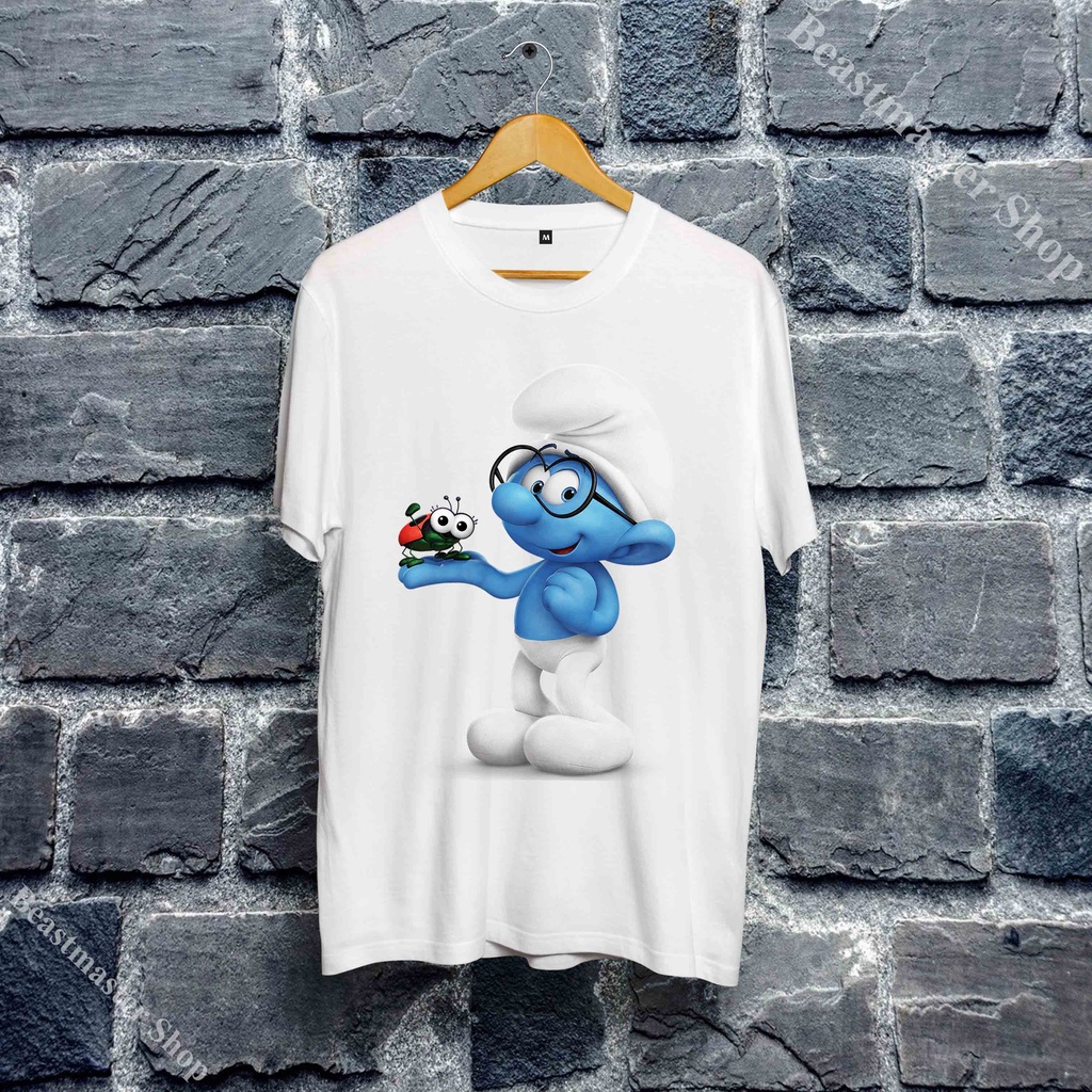 🎀Áo Phông Xì Trum - The Smurfs - Xì Trum T-Shirt - The Smurfs T-Shirt phong cách - J14XTM-015