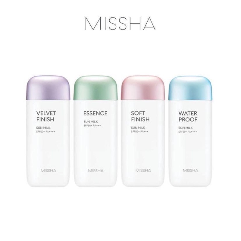 Kem chống nắng Missha Soft finish sun milk SPF 50+/PA++++ 70m